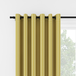 Orla Kiely Tiny Stem Seagrass Eyelet Curtain Eyelet Curtain - thumbnail 2
