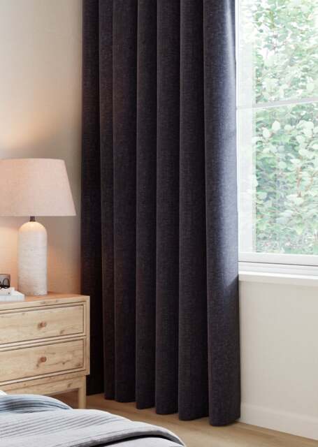Smoke Chenille Curtain - image 1