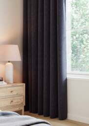 Smoke Chenille Curtain