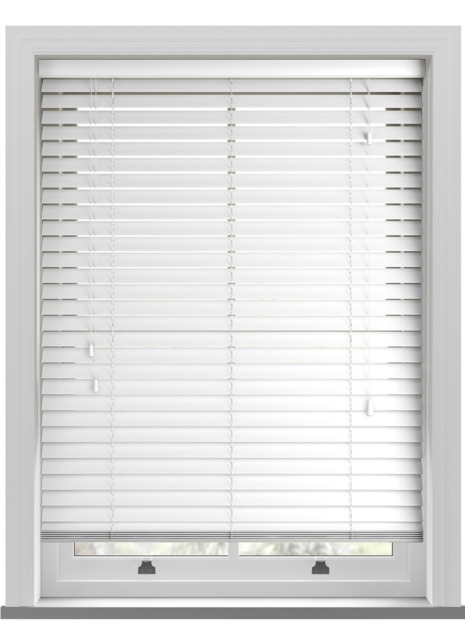 Premier Bright White Wooden Blind - image 1