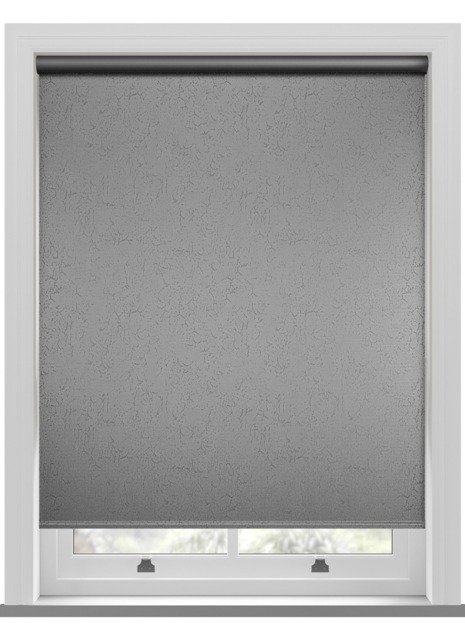 Metz PVC Blackout Ash Grey Roller Blind - image 1