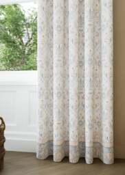 Semington Border Dusty Pink Curtain - thumbnail 1