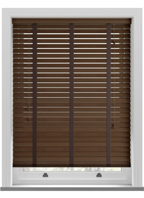 Amazon Taped Fired Walnut Wooden Blind - image 1