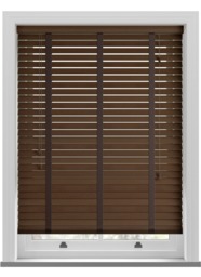 Amazon Taped Fired Walnut Wooden Blind