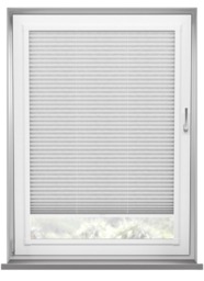 Kimora Cumulus White Pleated Blind - thumbnail 1