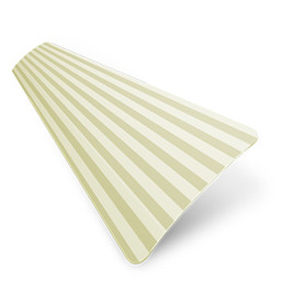 Turin 25mm Striped Yellow Venetian Blind - thumbnail 2