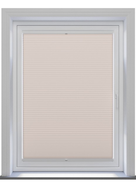 Pleated Beige Clic Fit Pleated Blind - image 1