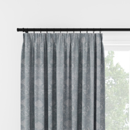 Laura Ashley Josette Woven Pale Seaspray Pencil Pleat Curtain Pencil Pleat Curtain - thumbnail 2