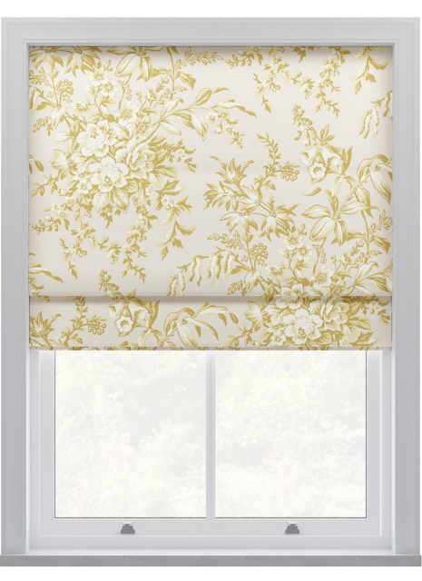 Laura Ashley Picardie Gold Roman Blind Roman Blind - image 1