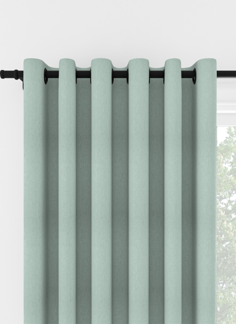 Laura Ashley Easton Duck Egg Eyelet Curtain Eyelet Curtain - image 1