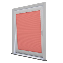 Pleated Red Stick Fit Pleated Blind - thumbnail 2
