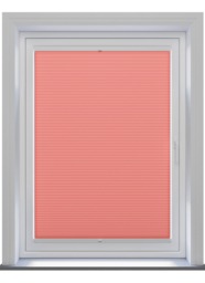 Pleated Red Stick Fit Pleated Blind - thumbnail 1