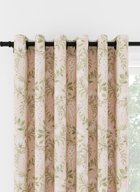 Laura Ashley Parterre Blush Eyelet Curtain Eyelet Curtain - image 1