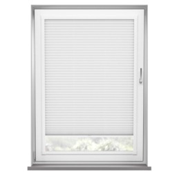 Scandi White Linen Pleated Blind - thumbnail 2