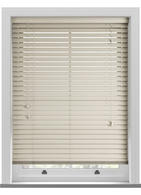 Deco Grained Mirage Cream Wooden Blind - image 1