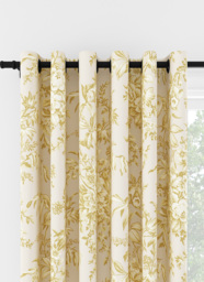 Laura Ashley Picardie Gold Eyelet Curtain Eyelet Curtain