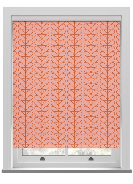 Orla Kiely Linear Stem Pink and Tomato Roller Blind Roller Blind - image 1