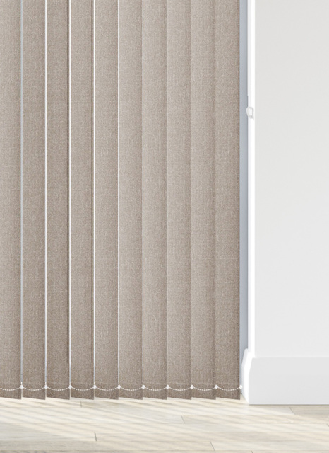 Porto Taupe Brown Vertical Blinds Vertical Blind - image 1