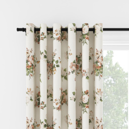 Laura Ashley Rosemore Natural Eyelet Curtain Eyelet Curtain - thumbnail 2