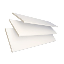 Gloss Pure Brilliant White Wooden Blind - thumbnail 2