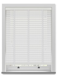 Dream Taped Fine Grain White Wooden Blind - thumbnail 1