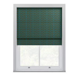 Orla Kiely Linear Stem Evergreen Roman Blinds Roman Blind - thumbnail 2