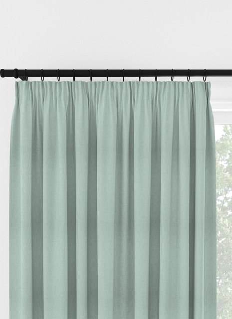 Laura Ashley Easton Duck Egg Pencil Pleat Curtain Pencil Pleat Curtain - image 1
