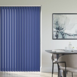 Bella Blackout Classic Blue Vertical Blind - thumbnail 2