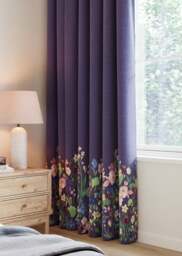 Bluebellgray Berneray Midnight Curtain