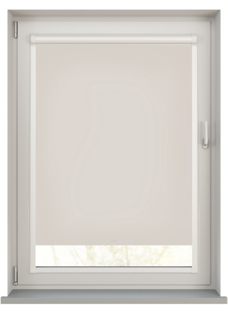Splash Ivory Off-White Roller Blind - image 1