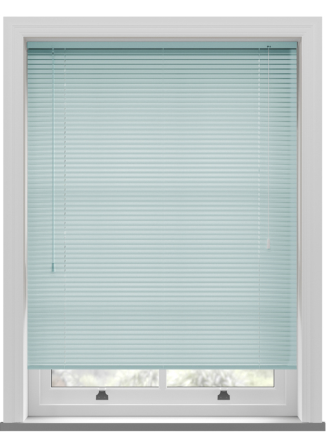 Turin 25mm Striped Cool Blue Venetian Blind - image 1