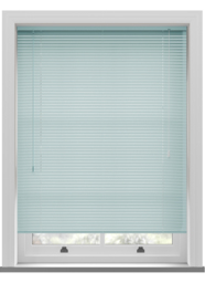 Turin 25mm Striped Cool Blue Venetian Blind - thumbnail 1