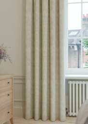 Olive Geo Jacquard Curtain