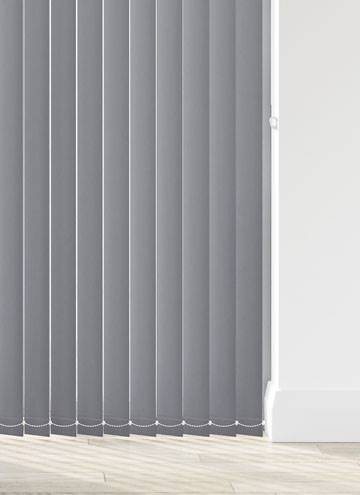 Bella Blackout Pewter Grey Vertical Blind - image 1