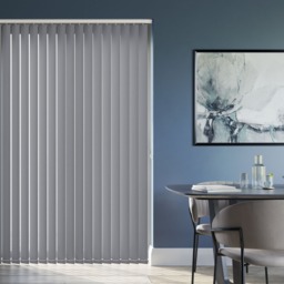 Bella Blackout Pewter Grey Vertical Blind - thumbnail 2