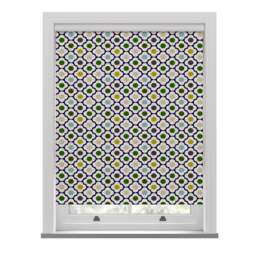 Orla Kiely Spot Flower Ditsy Blue Multi Roller Blind Roller Blind - thumbnail 2