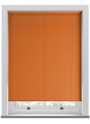 Turin 25mm Brushed Orange Venetian Blind