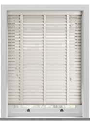 Mississippi Taped Cream Wooden Blind