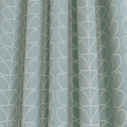 Orla Kiely Linear Stem Aqua Curtain - thumbnail 2