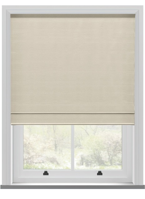 Koi Faux Silk Cream Roman Blind - image 1
