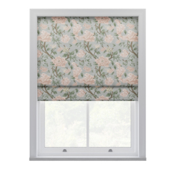 Laura Ashley Tapestry Floral Chenille Blush Roman Blind Roman Blind - thumbnail 2