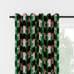 Orla Kiely Florida Jade Eyelet Curtain Eyelet Curtain - thumbnail 2