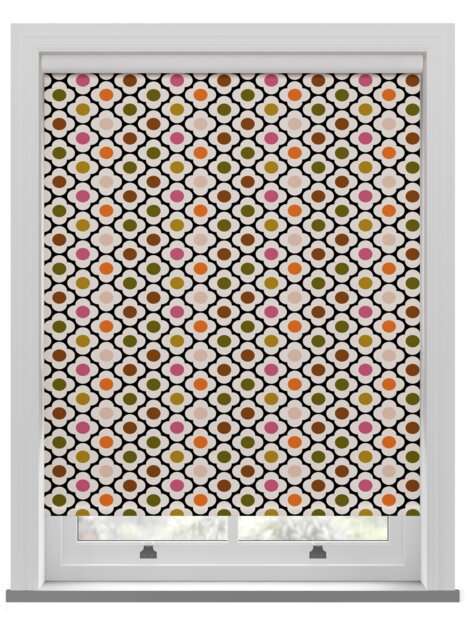 Orla Kiely Spot Flower Ditsy Red Multi Roller Blind Roller Blind - image 1