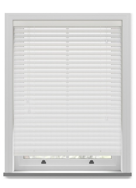 Dream Fine Grain White Wooden Blind - image 1
