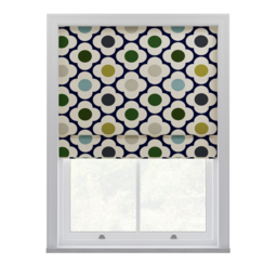 Orla Kiely Spot Flower Blue Multi Roman Blinds Roman Blind - thumbnail 2