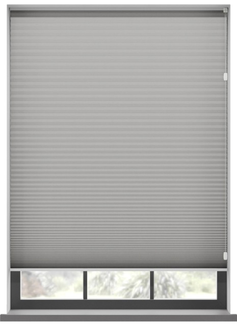 Soho Frosted Steel Honeycomb Blind Honeycomb Blind - image 1