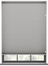Soho Frosted Steel Honeycomb Blind Honeycomb Blind