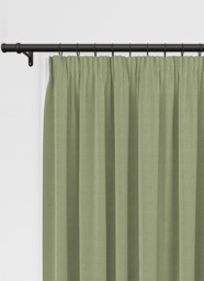 Saffron Apple Pencil Pleat Curtain