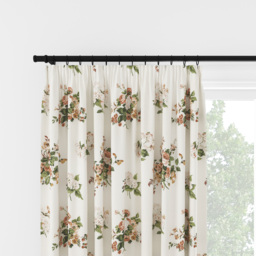 Laura Ashley Rosemore Natural Pencil Pleat Curtain Pencil Pleat Curtain - thumbnail 2