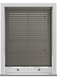 Deco Grained Pewter Wooden Blind - thumbnail 1